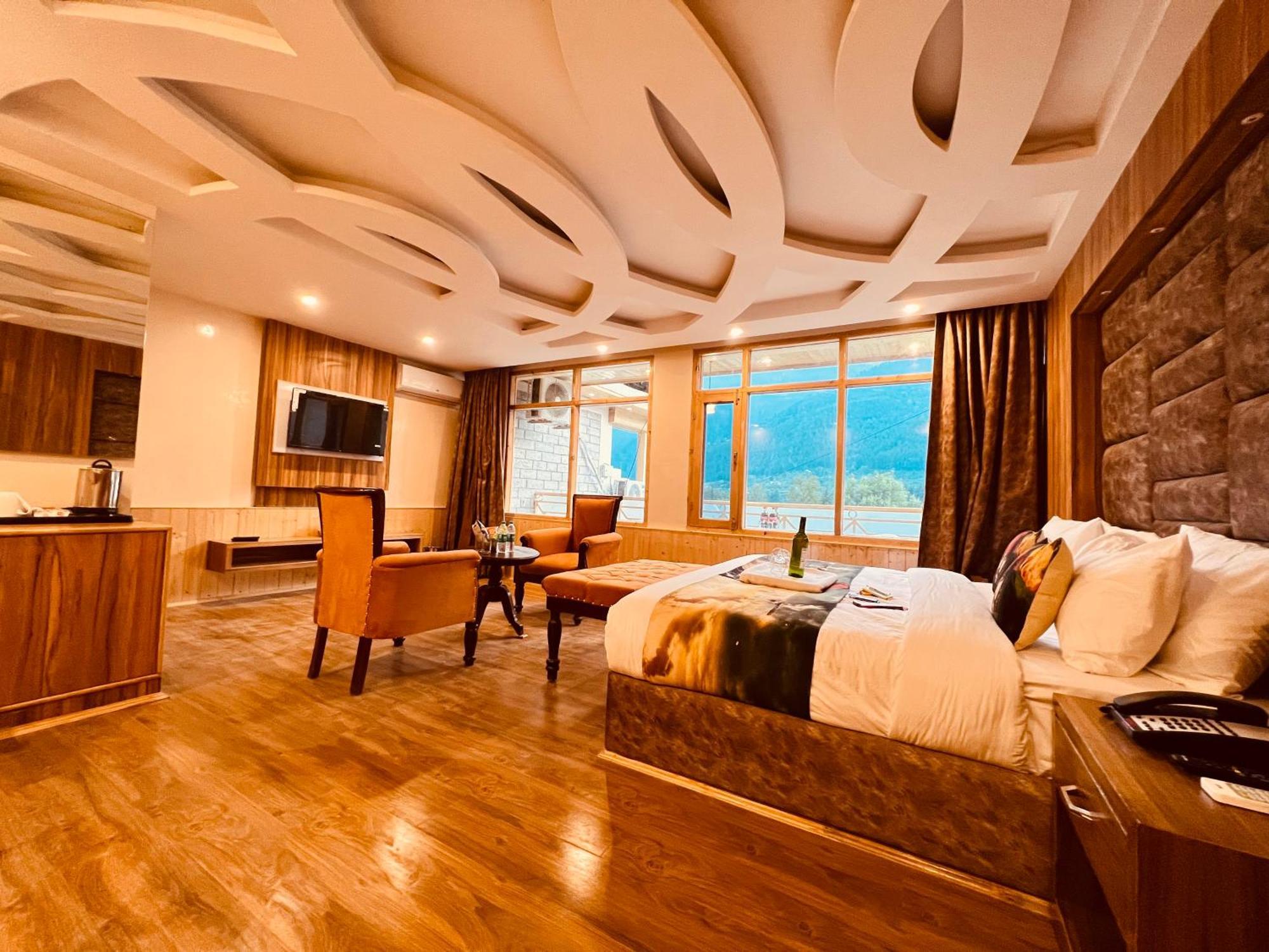 Hill River Resort - Central Heated & Air Cooled - Near Mall Road , Best Property Of Manali 2024- 2025 Exterior photo
