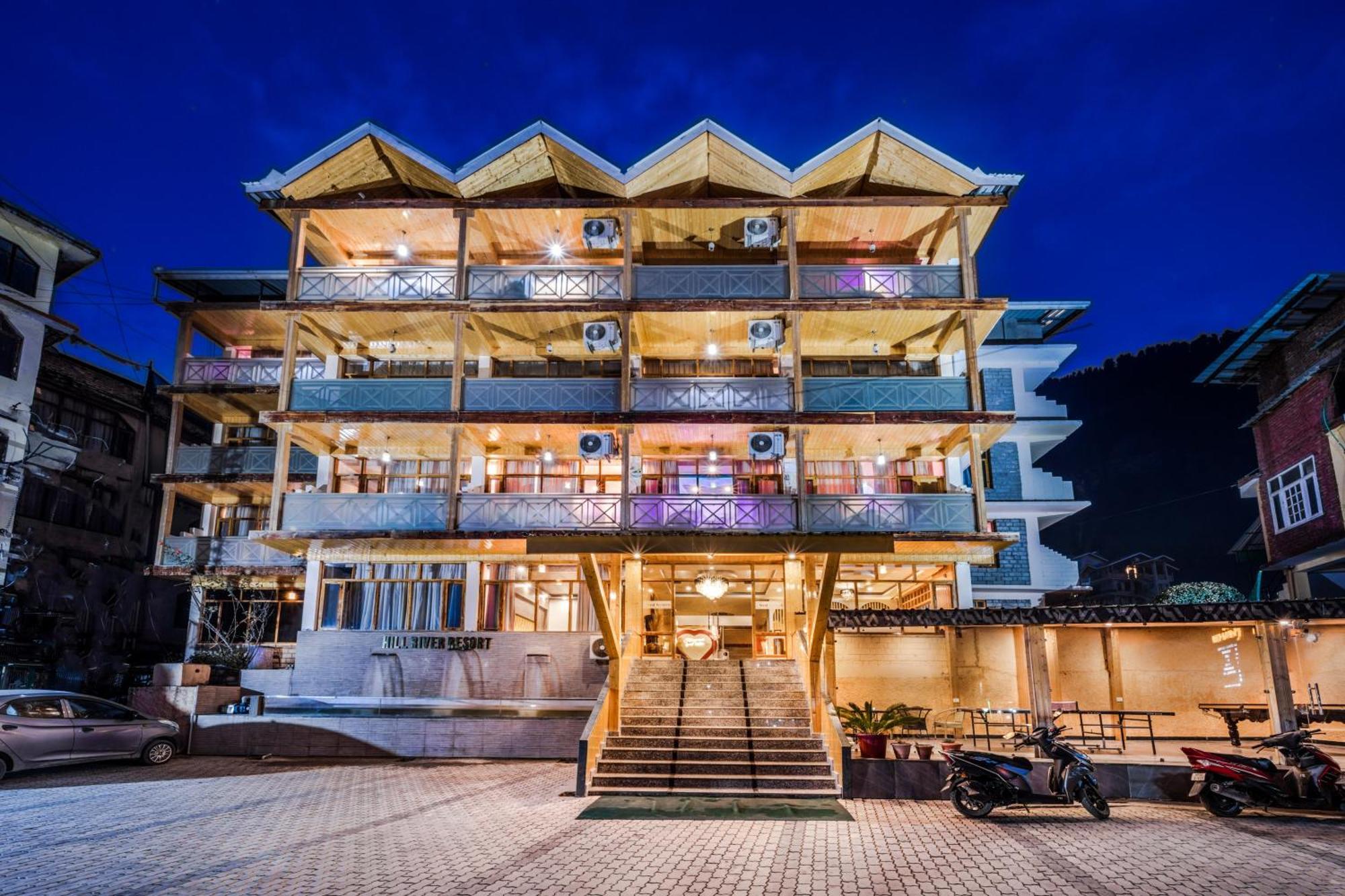 Hill River Resort - Central Heated & Air Cooled - Near Mall Road , Best Property Of Manali 2024- 2025 Exterior photo